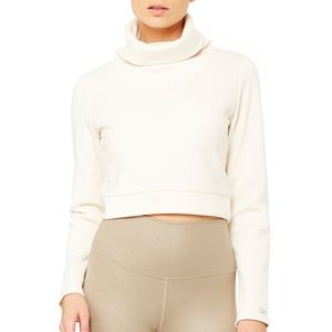 *NWT* Alo Yoga Soleil Crop Sweatshirt - S